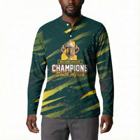 South African Four-time Champions Button Sweatshirt World Rugby Team Springboks