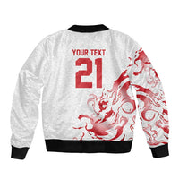 Custom England Rugby Pride Bomber Jacket Tudor Rose Flame Fire Style