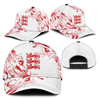 England Rugby Pride Classic Cap Tudor Rose Flame Fire Style