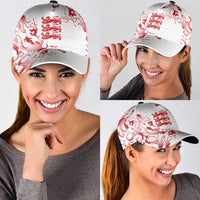 England Rugby Pride Classic Cap Tudor Rose Flame Fire Style