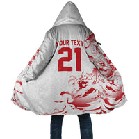 Custom England Rugby Pride Cloak Tudor Rose Flame Fire Style