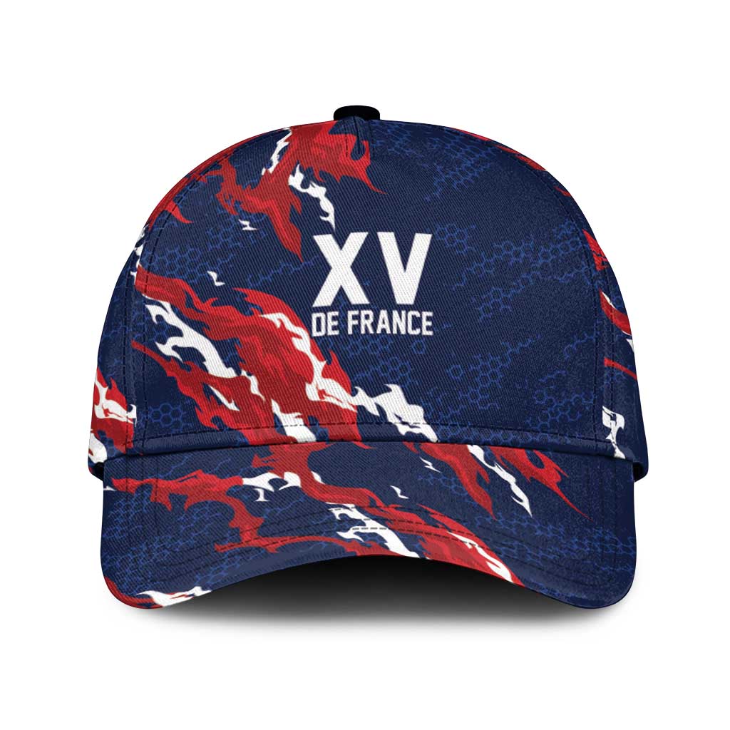 France Rugby Pride Classic Cap XV de France Flame Fire Style