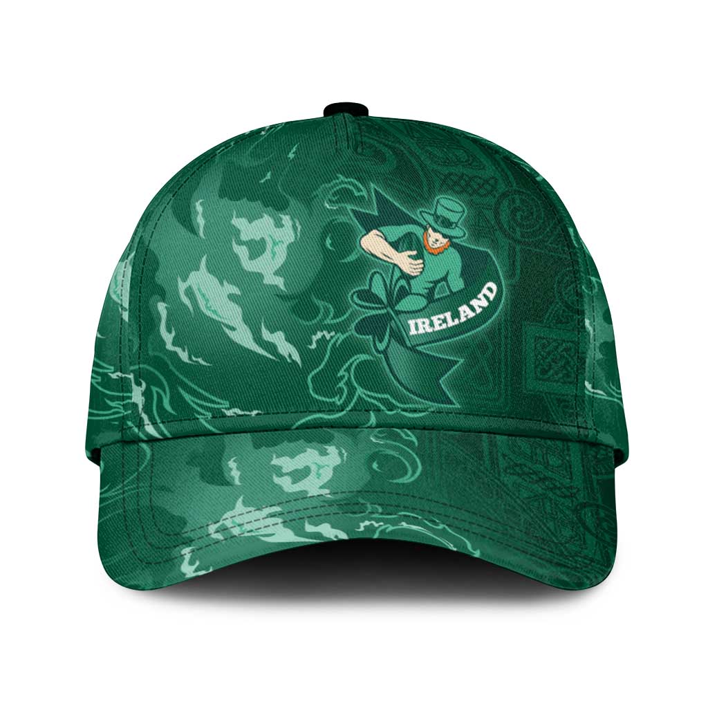 Ireland Rugby Pride Classic Cap Celtic Shamrock Flame Fire Style