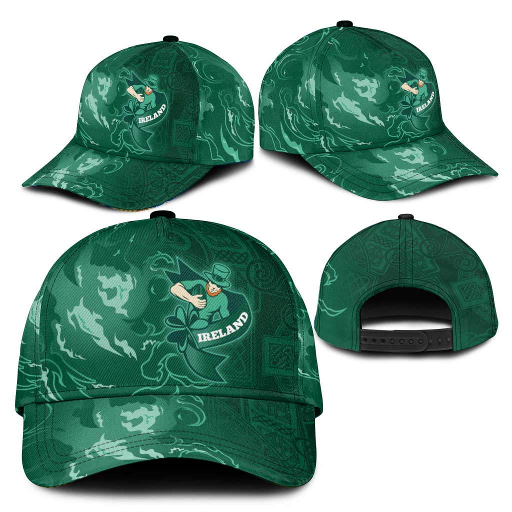 Ireland Rugby Pride Classic Cap Celtic Shamrock Flame Fire Style