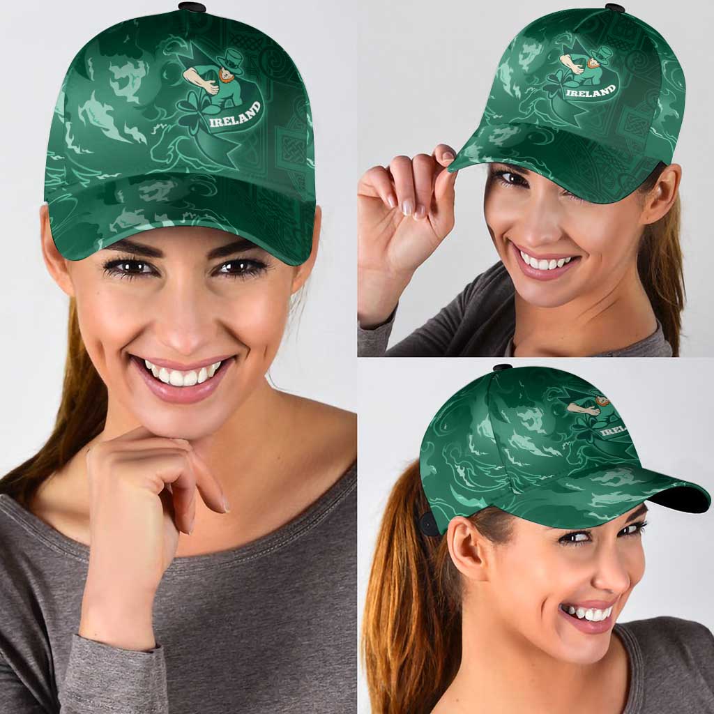 Ireland Rugby Pride Classic Cap Celtic Shamrock Flame Fire Style