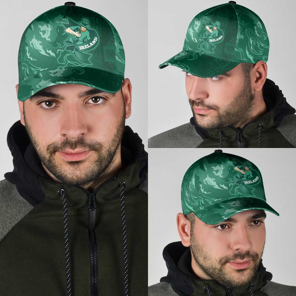 Ireland Rugby Pride Classic Cap Celtic Shamrock Flame Fire Style