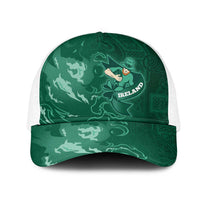 Ireland Rugby Pride Mesh Trucker Cap Celtic Shamrock Flame Fire Style