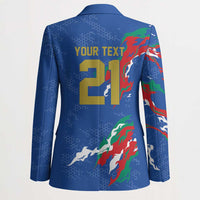 Custom Italy Rugby Pride Blazer Gli Azzurri Flame Fire Style