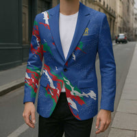 Custom Italy Rugby Pride Blazer Gli Azzurri Flame Fire Style