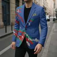 Custom Italy Rugby Pride Blazer Gli Azzurri Flame Fire Style