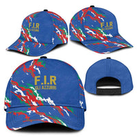 Italy Rugby Pride Classic Cap Gli Azzurri Flame Fire Style