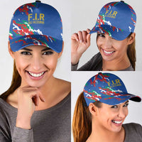 Italy Rugby Pride Classic Cap Gli Azzurri Flame Fire Style