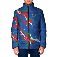 Custom Italy Rugby Pride Padded Jacket Gli Azzurri Flame Fire Style