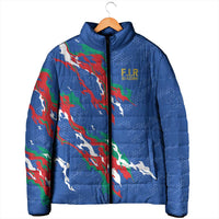 Custom Italy Rugby Pride Padded Jacket Gli Azzurri Flame Fire Style
