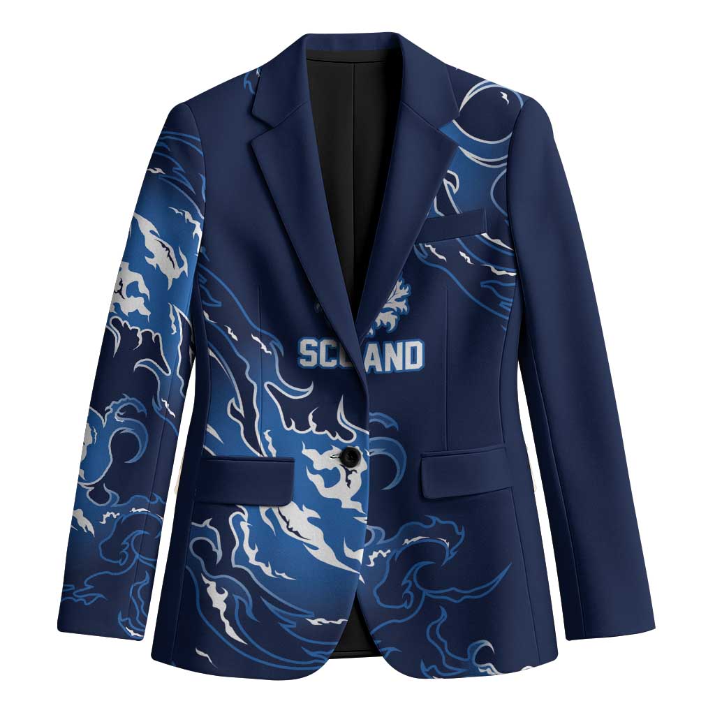 Custom Scotland Rugby Pride Blazer Thistle Flame Fire Style