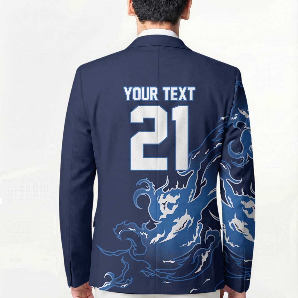 Custom Scotland Rugby Pride Blazer Thistle Flame Fire Style