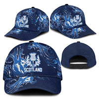 Scotland Rugby Pride Classic Cap Thistle Flame Fire Style