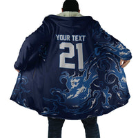 Custom Scotland Rugby Pride Cloak Thistle Flame Fire Style
