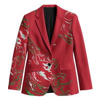 Custom Wales Rugby Pride Blazer Cymru Three feathers Flame Fire Style