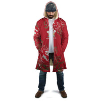 Custom Wales Rugby Pride Cloak Cymru Three feathers Flame Fire Style