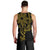 Filipino Sun Tribal Tattoo Men Tank Top Philippines Inspired Barong Simple Gold - Wonder Print Shop