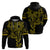 Filipino Sun Tribal Tattoo Zip Hoodie Philippines Inspired Barong Simple Gold - Wonder Print Shop