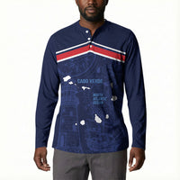 Cape Verde Small Island Big Stage Custom Button Sweatshirt Guardian of the Atlantic