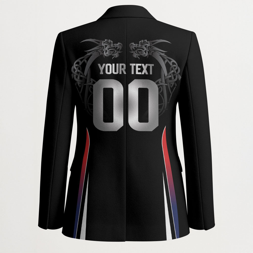 Custom Norway Viking Heritage Blazer Norge Never Falls Quarterfinal Edition