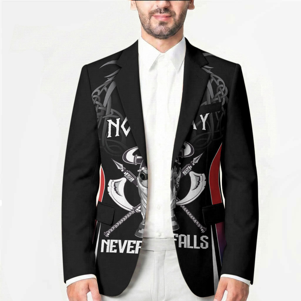 Custom Norway Viking Heritage Blazer Norge Never Falls Quarterfinal Edition