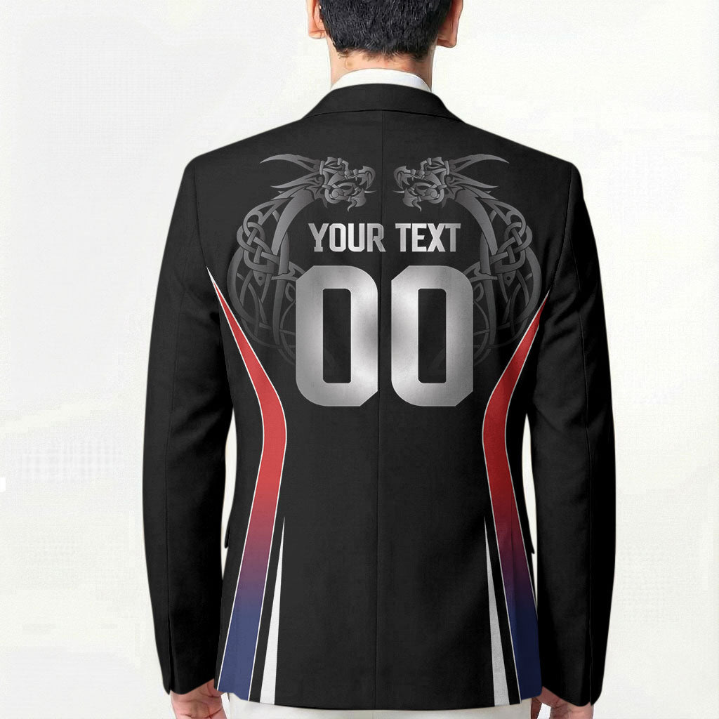 Custom Norway Viking Heritage Blazer Norge Never Falls Quarterfinal Edition
