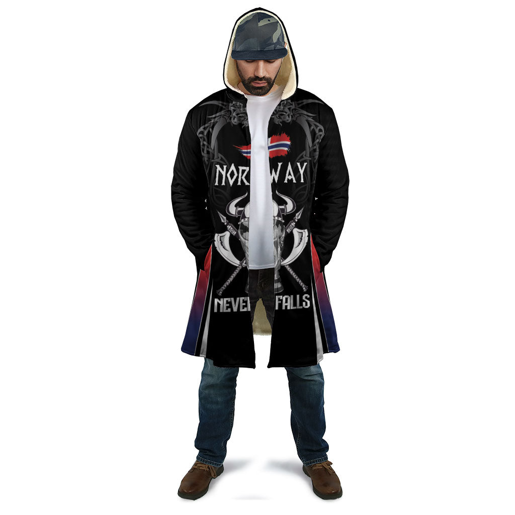 Custom Norway Viking Heritage Cloak Norge Never Falls Quarterfinal Edition
