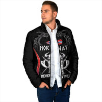 Custom Norway Viking Heritage Padded Jacket Norge Never Falls Quarterfinal Edition