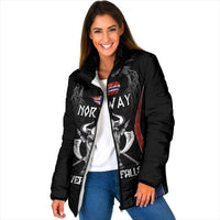 Custom Norway Viking Heritage Padded Jacket Norge Never Falls Quarterfinal Edition