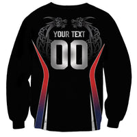Custom Norway Viking Heritage Sweatshirt Norge Never Falls Quarterfinal Edition