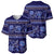 Azerbaijan Baseball Jersey Traditional Pattern Ornament With Flowers Buta Blue LT9 - Wonder Print Shop