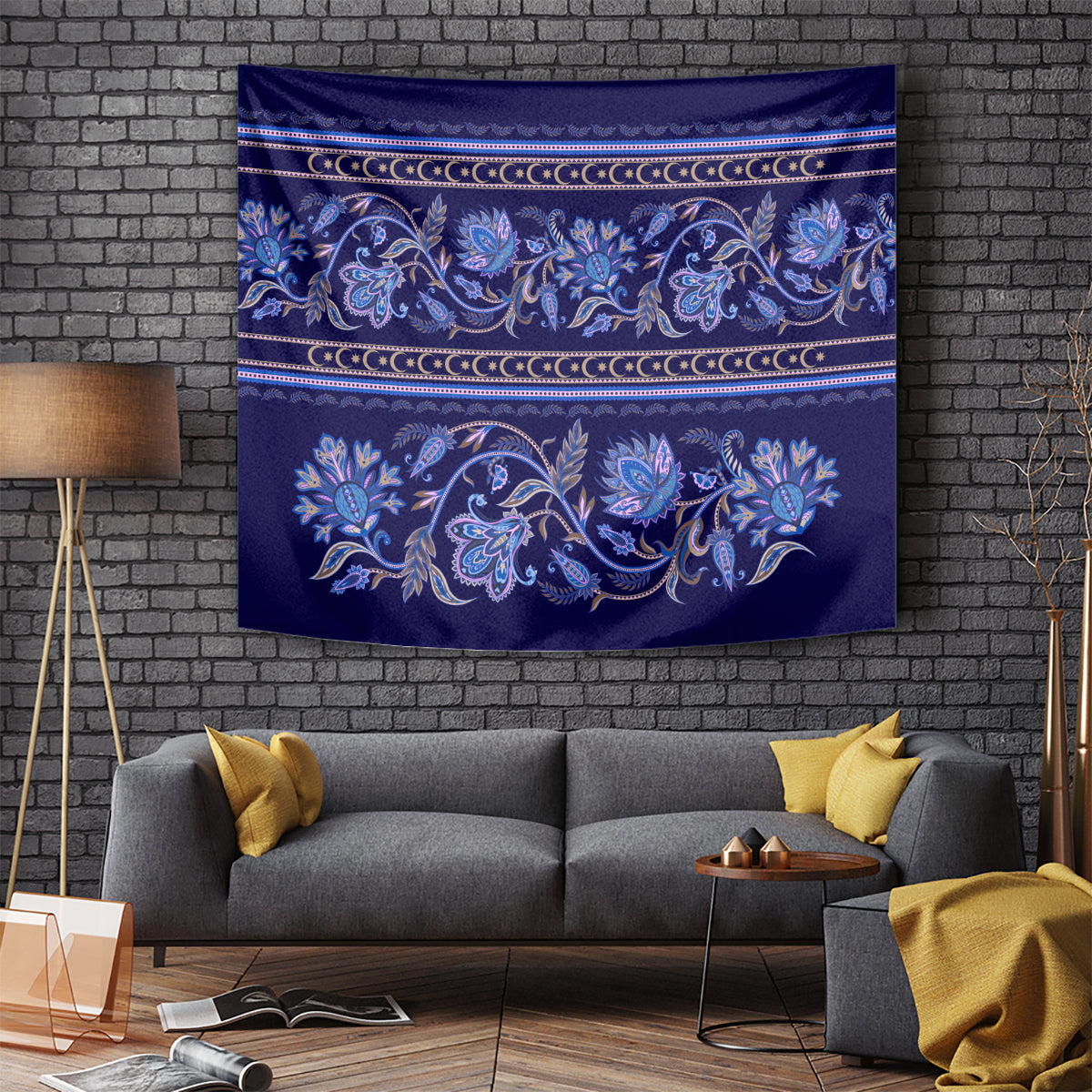 azerbaijan-tapestry-traditional-pattern-ornament-with-flowers-buta-blue