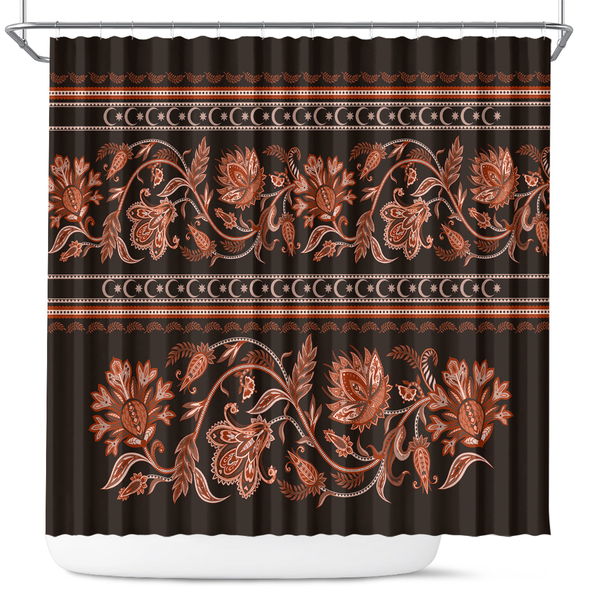 azerbaijan-shower-curtain-traditional-pattern-ornament-with-flowers-buta-gold