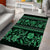 Azerbaijan Area Rug Traditional Pattern Ornament With Flowers Buta Green LT9 - Wonder Print Shop