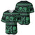 Azerbaijan Baseball Jersey Traditional Pattern Ornament With Flowers Buta Green LT9 - Wonder Print Shop