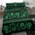 Azerbaijan Bedding Set Traditional Pattern Ornament With Flowers Buta Green LT9 - Wonder Print Shop