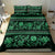 Azerbaijan Bedding Set Traditional Pattern Ornament With Flowers Buta Green LT9 - Wonder Print Shop