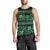 Azerbaijan Men Tank Top Traditional Pattern Ornament With Flowers Buta Green - Wonder Print Shop