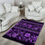 Azerbaijan Area Rug Traditional Pattern Ornament With Flowers Buta Violet LT9 - Wonder Print Shop