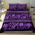 Azerbaijan Bedding Set Traditional Pattern Ornament With Flowers Buta Violet LT9 - Wonder Print Shop