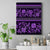 Azerbaijan Canvas Wall Art Traditional Pattern Ornament With Flowers Buta Violet LT9 - Wonder Print Shop