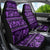 Azerbaijan Car Seat Cover Traditional Pattern Ornament With Flowers Buta Violet LT9 - Wonder Print Shop