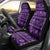 Azerbaijan Car Seat Cover Traditional Pattern Ornament With Flowers Buta Violet LT9 - Wonder Print Shop