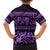 Azerbaijan Family Matching Long Sleeve Bodycon Dress and Hawaiian Shirt Traditional Pattern Ornament With Flowers Buta Violet LT9 - Wonder Print Shop