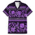 Azerbaijan Family Matching Long Sleeve Bodycon Dress and Hawaiian Shirt Traditional Pattern Ornament With Flowers Buta Violet LT9 - Wonder Print Shop