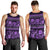 Azerbaijan Men Tank Top Traditional Pattern Ornament With Flowers Buta Violet - Wonder Print Shop